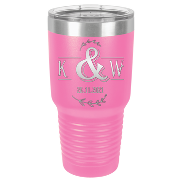 K & W Print Insulated Tumbler
